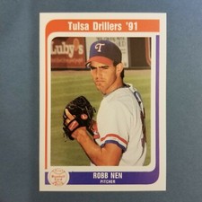 1991 Tulsa DRILLERS Baseball Card #20 ROBB NEN Seal Beach CALIFORNIA