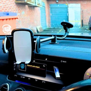 Universal 360° Car Windscreen Dashboard Mount Holder For Mobile Phone GPS UK - Picture 1 of 11