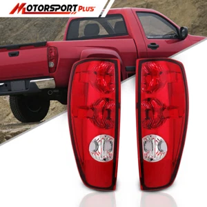Par de luces traseras rojas transparentes lámparas de freno para Chevy Colorado GMC Canyon 2004-2012 - Imagen 1 de 9