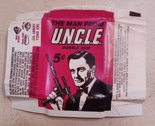 1965 Topps MAN from U.N.C.L.E  - 5 cent wrapper- REPRINT