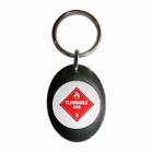Flammable Gas - Plastic Oval Key Ring Colour Choice New