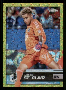 2023 Topps Chrome MLS Gold Mini-Diamond Refractors #25 Dayne St. Clair /50 - Picture 1 of 2