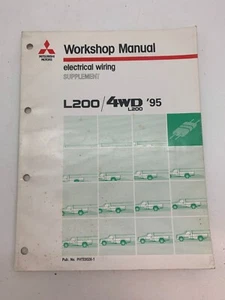 Mitsubishi Workshop Manual - Electrical Wiring Supplement L200/4WD L200 - Picture 1 of 3
