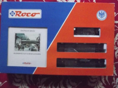 ROCO 43026 STADTBAHN BERLIN KPEV 1 loco et 3voitures doubles 2 III et 1 II NEUF - Photo 1/4