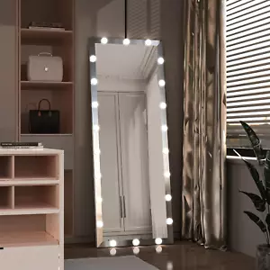 65" X 24" Full Length Mirror with Lights and Stand Touch Control - Wall Mounted - Picture 1 of 6