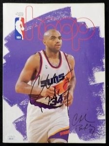 Charles Barkley Phoenix Suns Signed NBA Hoop Program Magazine JSA Authenticated - Picture 1 of 2