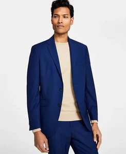 $ 360 Kenneth Cole Reaction Herren blau separate schmale Passform Anzugjacke 46R ejl1625d - Bild 1 von 3