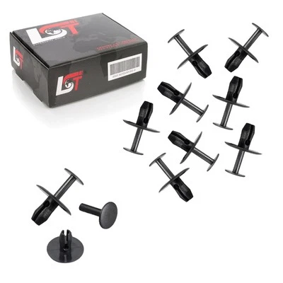 10x Cover Radiator Grille Trim Clips For Peugeot 206 3008 307 406 5008 - Image 1 of 4