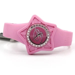Watch Blumarine Stella in Silicone Rosa Chiaro Ghiera Brill Regolabile Nuovo - Picture 1 of 2