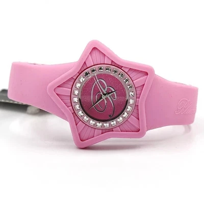 Blumarine Stella Watch In Light Pink Silicone Adjustable Sparkling New - Image 1 of 2