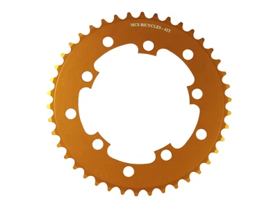 MCS 110BCD 5 Hole Chainrings 44T Gold - Image 1 of 3