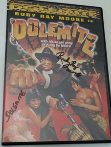 Juego de caja de colección de DVD Dolemite firmado/autografiado por Rudy Ray Moore - Imagen 1 de 9