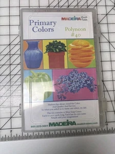 Madeira Polyneon Primary Colors Thread Kit – Barely Used – Excellent Condition - Picture 1 of 3