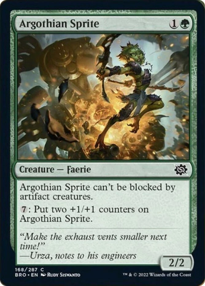 x1 Argothian Sprite - The Brothers' War - NM - MTG - Image 1 of 1