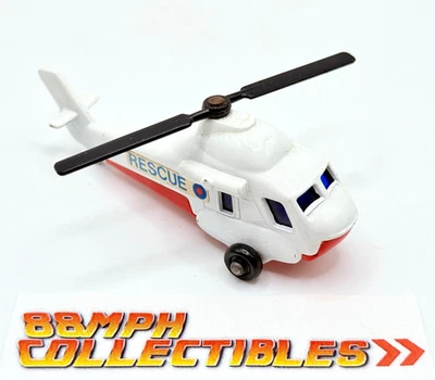 MINT 1976 Matchbox SEASPRITE Rescue Helicopter #75 - LESNEY ENGLAND - Image 1 of 4