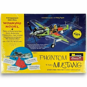 2000 Monogram F-51D Phantom Mustang 1:32 Scale Kit (P-51D) ☆New Sealed Box☆ - Picture 1 of 11