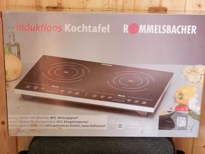 Induktion Kochtafel von Rommelsbacher, mit 2 Kochzonen, 60cm lang, gebraucht - Bild 1 von 7