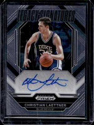 Prizm Draft Picks Christian Laettner Legacy Signatures 2023-24 automático #LS-CHL Foto 1 de 2