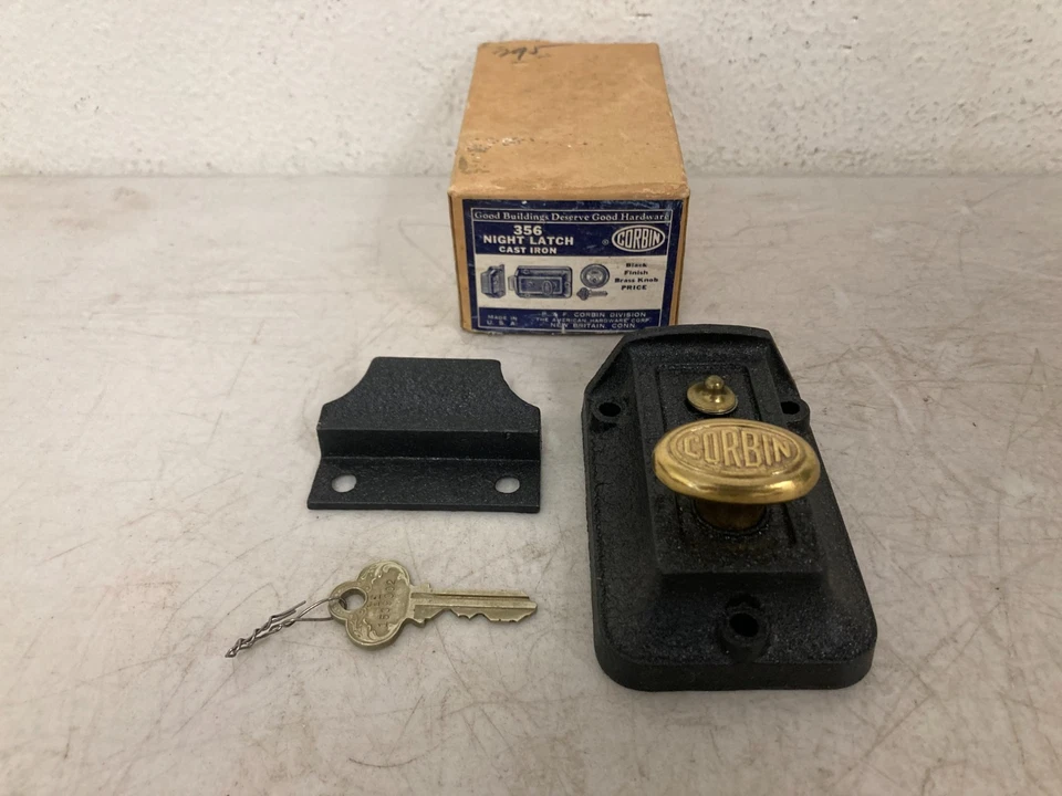 Vintage P & F. Corbin night latch, model 356 - Image 1 of 4