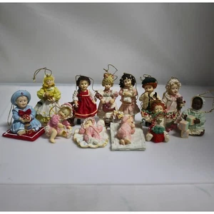 Lot of 12 Ashton Drake Ornaments: All Girls - Picture 1 of 5