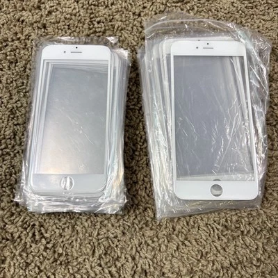 Pantalla Táctil Vidrio Repuesto iPhone 6 6s 7 7+ 8 8+ Vidrio Solo Sin LCD Lote de 50 Foto 1 de 4