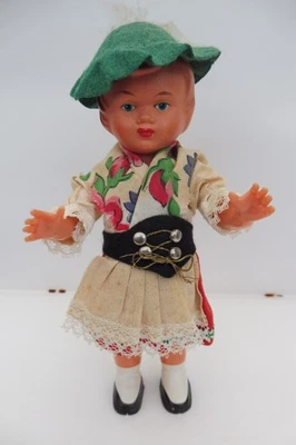 AUTOMATE DANSEUSE FOLKLORE REGIONAL COLLECTION JOUET ANCIEN MECANIQUE H: 165mm - Photo 1/4