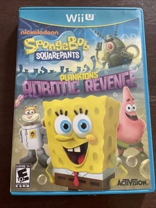 Nintendo Wii U SpongeBob SquarePants Plankton's Robotic Revenge - Picture 1 of 3