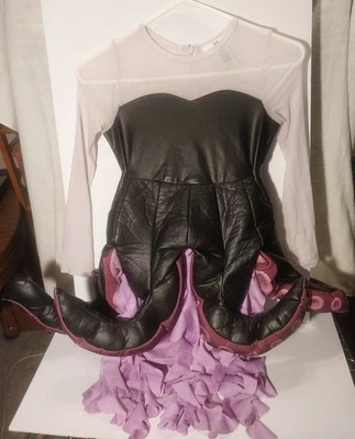 Disney The Little Mermaid Tween Ursula Dress Sea Witch Party Costume Child M - Image 1 of 4