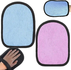 2PCS Beach Sand Removal Mitts Soft Sand-Free Wipe Off Gloves for Outdoors - Picture 1 of 5