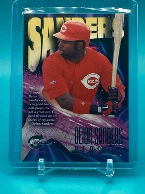 Prime Time 1997 Circa Deion Sanders Cincinnati Reds #81 - Image 1 of 2
