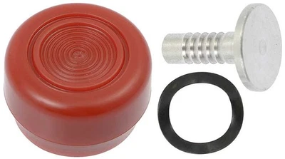 Ford 1968-79; Botão de manivela de janela; Vermillion (vermelho) - Imagem 1 de 2