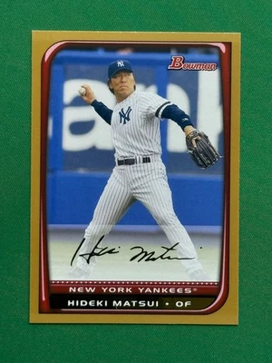 2008 Bowman Baseball Gold Parallel #42 Hideki Matsui - Image 1 of 2