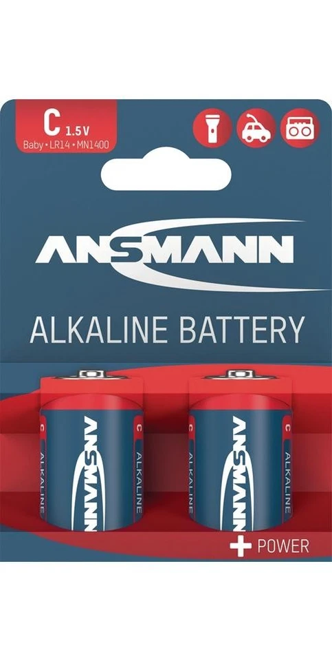 ANSMANN Batteria 1,5 V C-AM2-Baby 7000 mAh LR14 4914