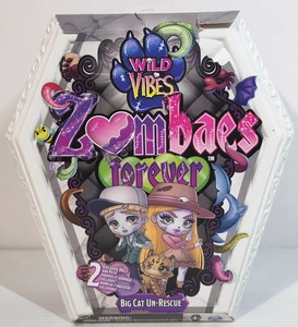 Muñecas Zombaes Forever Wild Vibes Big Cat Un-Rescue Zombie con accesorios - Imagen 1 de 12