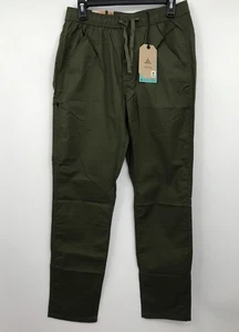Prana Herren Double Peak Elastic Waist Hose Cargo Grün Größe Small NEU - Bild 1 von 7