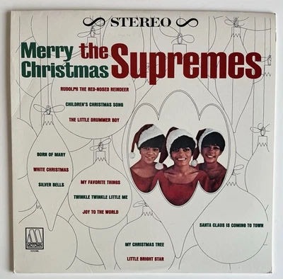 The Supremes Merry Christmas Diana Ross 1981 Motown Reissue NM- Foto 1 de 3
