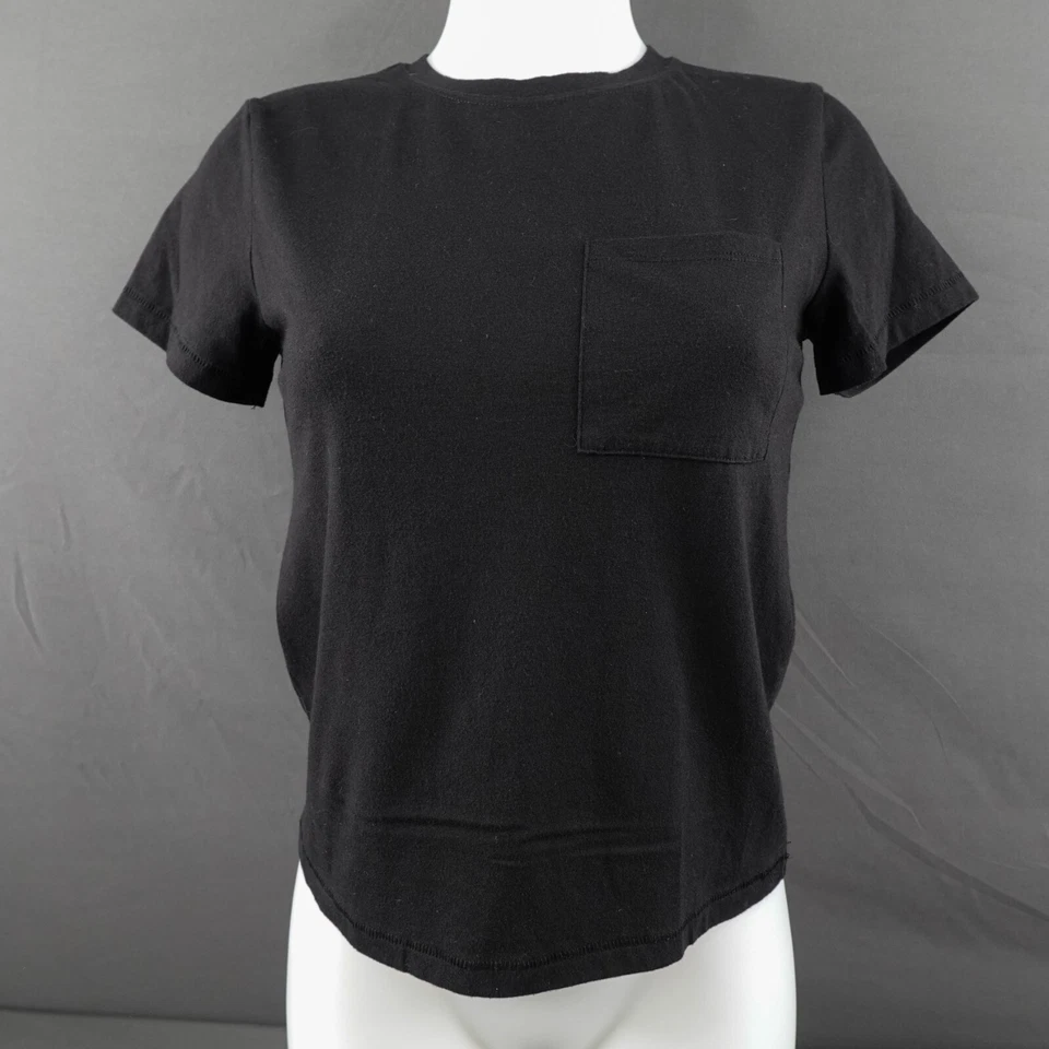 Camiseta Arizona Mujer XS Negra Básica Atletismo Minimalista Salón  Foto 1 de 4