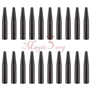 20 Stück Wolfram Anti-Tangle Sleeves für Karpfenangeln Rigs Matter Schwarz Hooklink - Bild 1 von 8