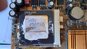 Carte mère vintage 1993 avec processeur Gold Cyrix 686MX 6x86 MX-PR200 66mhz - Photo 1/2