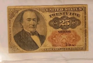 VF 25 Cents Fractional VF Note Collectible Paper Currency  - Picture 1 of 10