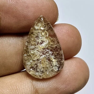 17.20 Cts Natural Garden Quartz Cabochon Gemstone 23.7x15.5x7 MM - Picture 1 of 3