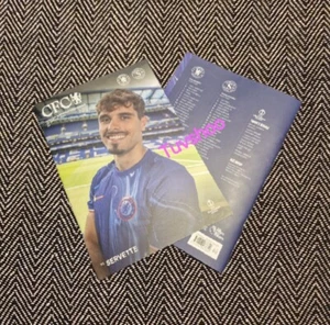 Chelsea v Servette CONFERENCE LEAGUE PLAY-OFF FIRST LEG PROGRAMME 22/8/2024 - Picture 1 of 1
