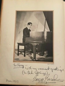 GEORGE GERSHWIN SIGNED PORTRAIT IN HIS SONG-BOOK, RARE TRADE EDITION, 1932 - Picture 1 of 7