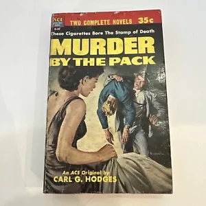 MORD AM PACK Carl Hodges / ÜBER GESICHT Frank Kane 1953 ACE D-33 SAUNDERS Cov - Bild 1 von 11