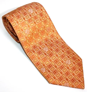 Versace Krawatte Tie Schlips Orange Seide zu Herren Anzug Neu ! - Bild 1 von 5