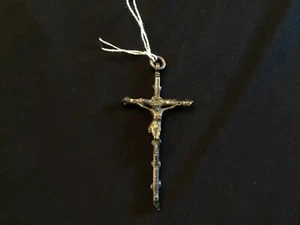 Pendentif argenté croix - Picture 1 of 2