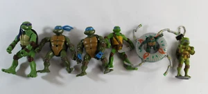 LOTTO 6 ACTION FIGURE TMNT TEENAGE MUTANT NINJA TURTLES - Foto 1 di 4