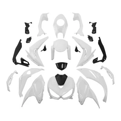 Unpainted White Injection Fairing Kit BodyWork Fit For Kawasaki Z1000 2015-2018 - Image 1 of 4