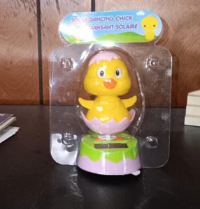 SOLAR DANCING CHICK BOBBLEHEAD TOY *NEW & SEALED* - Picture 1 of 3
