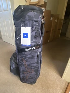 New Mizuno BD 3 Lightweight Cart Bag 7 Way Top Black Camo - Picture 1 of 5